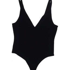 Black Leith v neck bodysuit xl